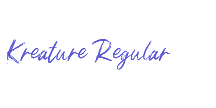 Kreature Regular Font