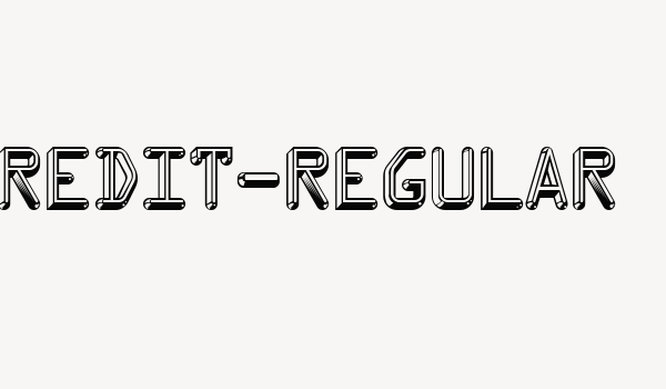 Kredit-Regular Font