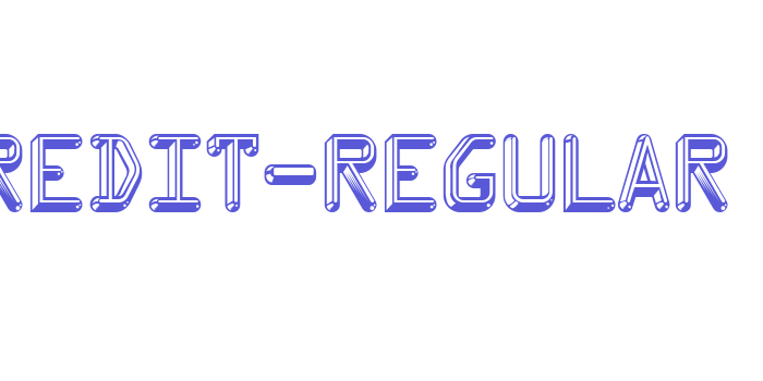 Kredit-Regular Font