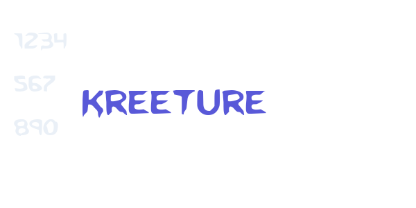 Kreeture font free