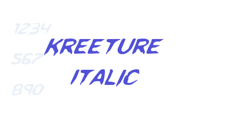 Kreeture Italic-font-download