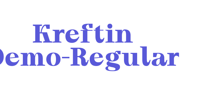 Kreftin Demo-Regular Font Download