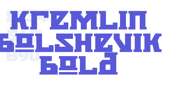 Kremlin Bolshevik Bold font free