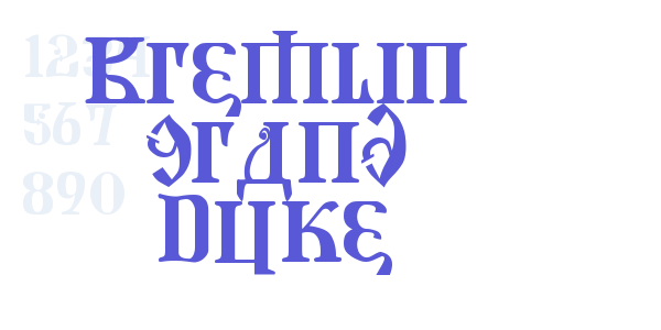 Kremlin Grand Duke font free