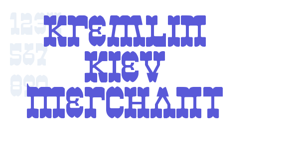 Kremlin Kiev Merchant font free