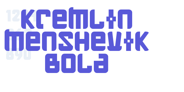 Kremlin Menshevik Bold font free