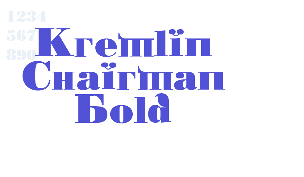 Kremlin Chairman Bold-font-download