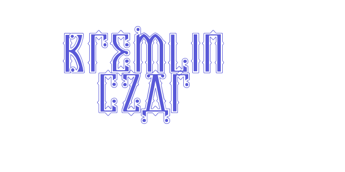 Kremlin Czar Font Download