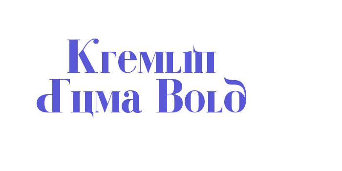 Kremlin Duma Bold Font Download