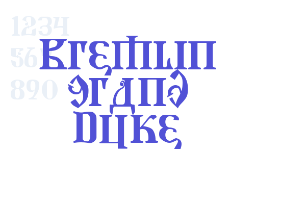 Kremlin Grand Duke Font Download