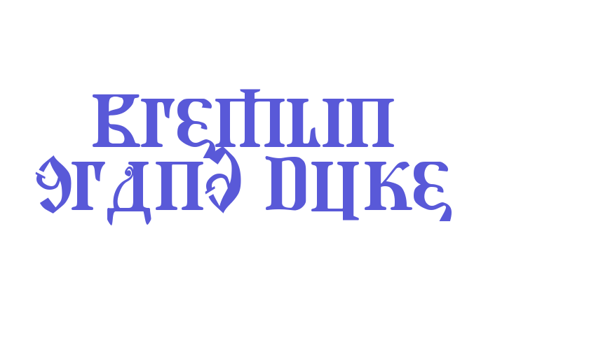 Kremlin Grand Duke Font Download