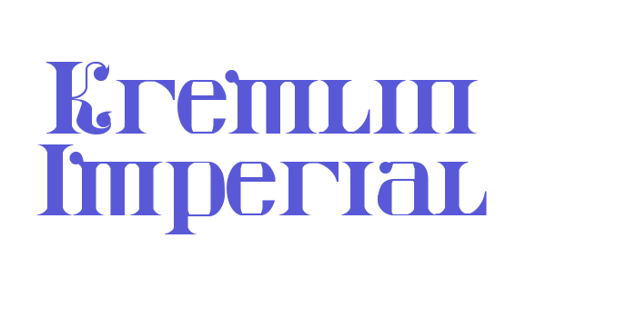 Kremlin Imperial Font