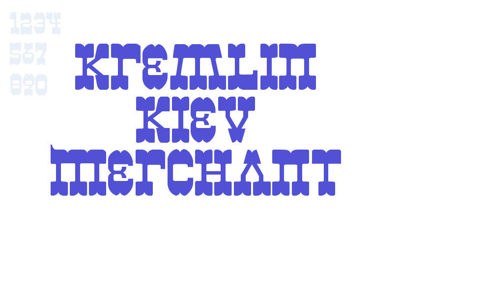 Kremlin Kiev Merchant-font-download