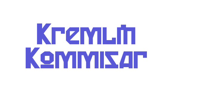 Kremlin Kommisar Font Download