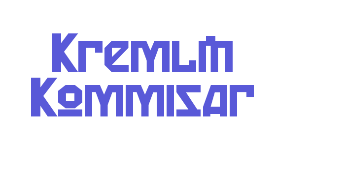 Kremlin Kommisar Font