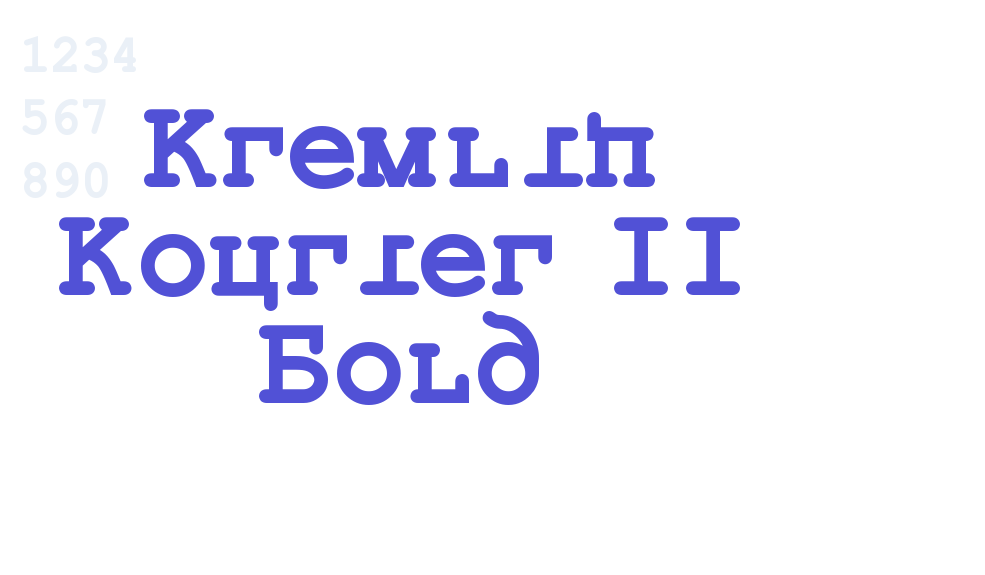 Kremlin Kourier II Bold-font-download