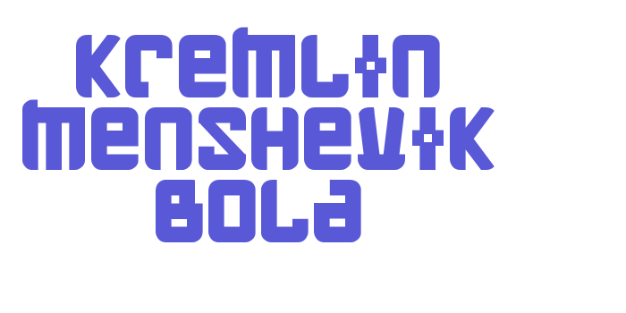 Kremlin Menshevik Bold Font Download