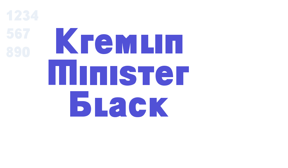 Kremlin Minister Black-font-download