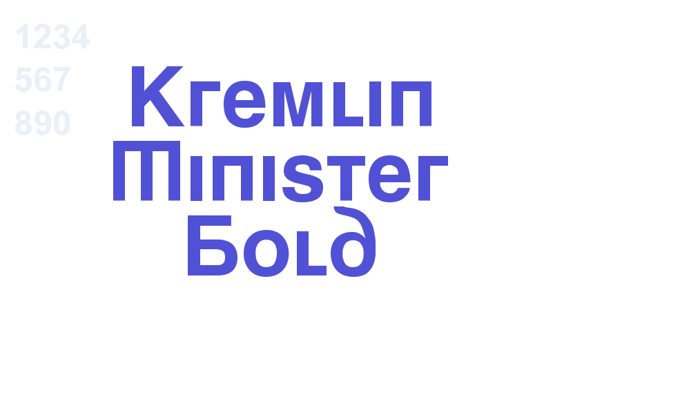 Kremlin Minister Bold-font-download