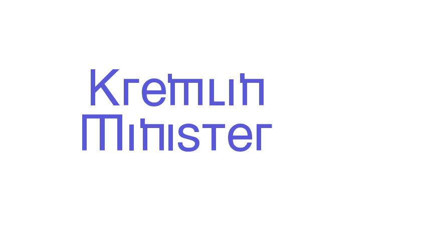 Kremlin Minister Font