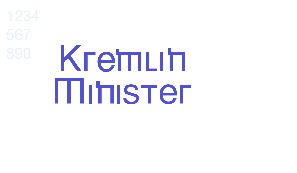 Kremlin Minister-font-download