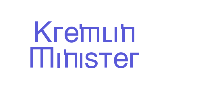 Kremlin Minister Font