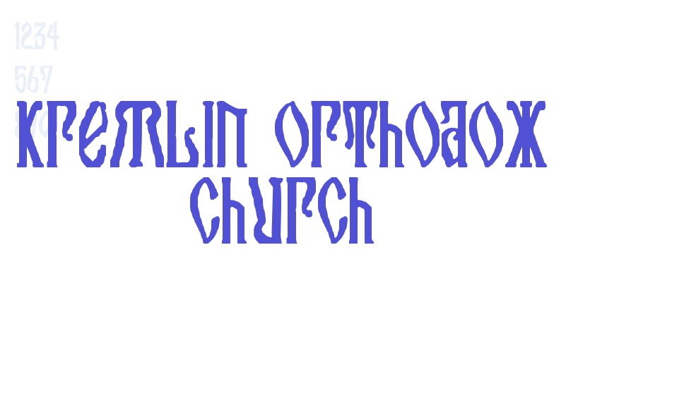 Kremlin Orthodox Church-font-download