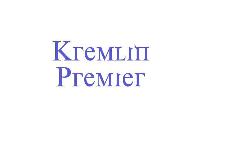 Kremlin Premier Font