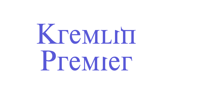 Kremlin Premier Font