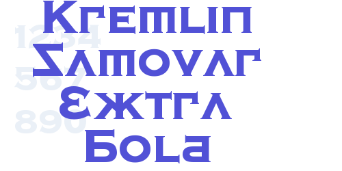 Kremlin Samovar Extra Bold-font-download