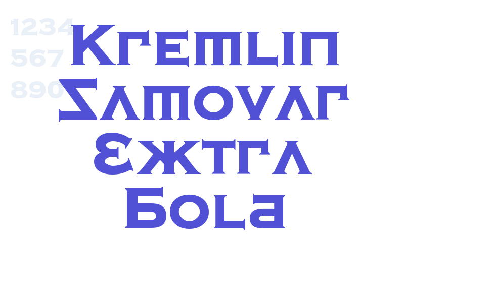 Kremlin Samovar Extra Bold-font-download