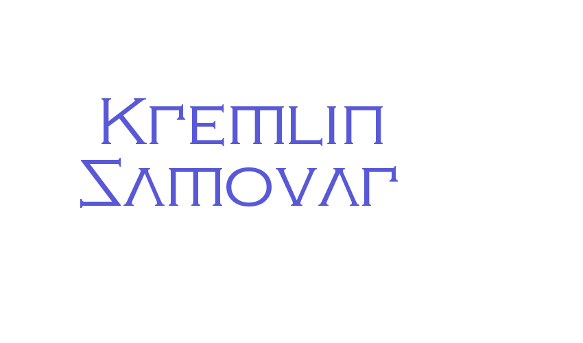 Kremlin Samovar Font