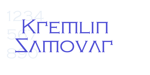 Kremlin Samovar-font-download