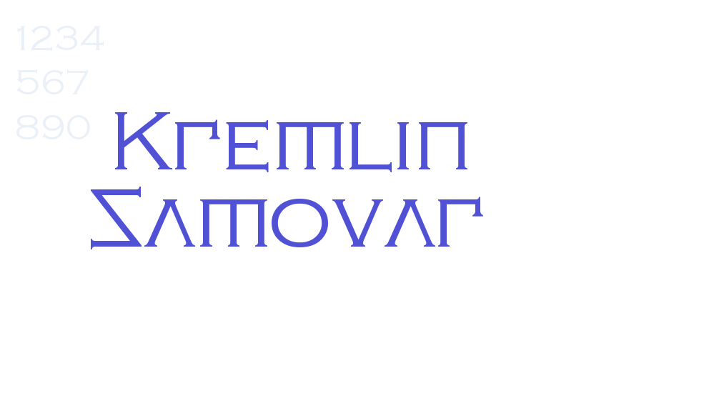 Kremlin Samovar-font-download