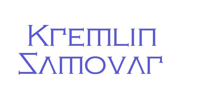 Kremlin Samovar Font