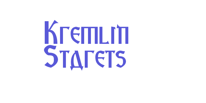 Kremlin Starets Font Download