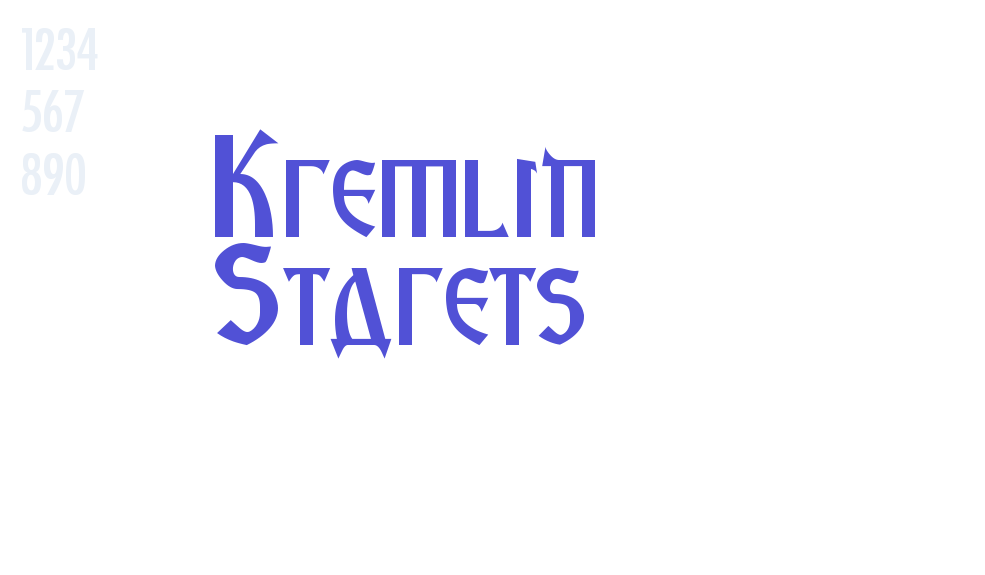 Kremlin Starets-font-download