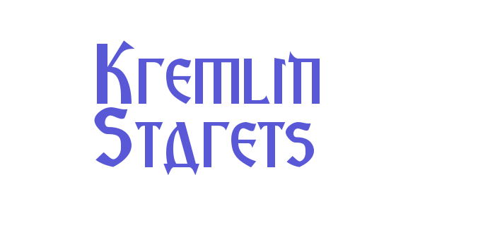 Kremlin Starets Font