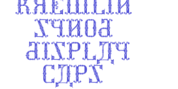 Kremlin Synod (Display Caps) Font