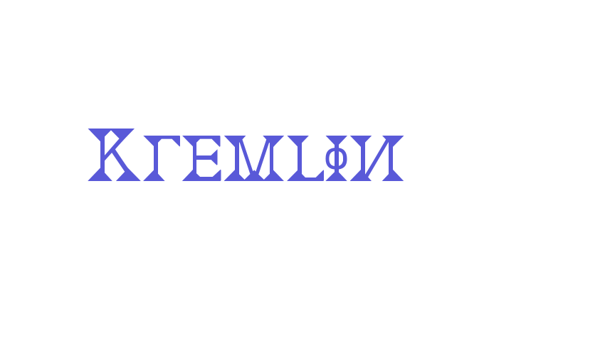 Kremlin Font Download