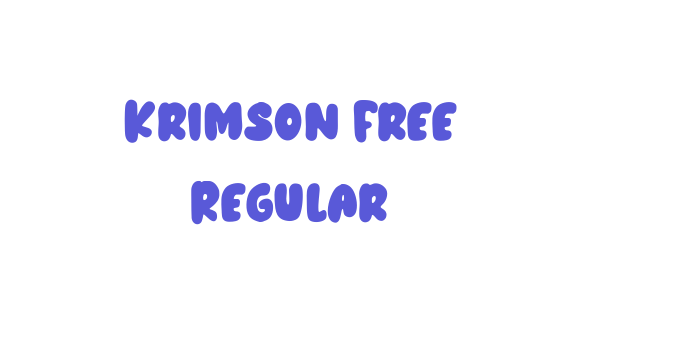 Krimson Free Regular Font Download