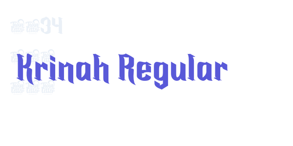 Krinah Regular font