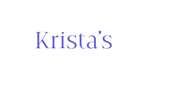 Krista’s Font