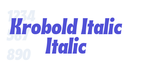 Krobold Italic Italic-font-download