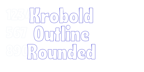 Krobold Outline Rounded-font-download