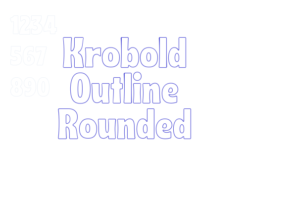 Krobold Outline Rounded