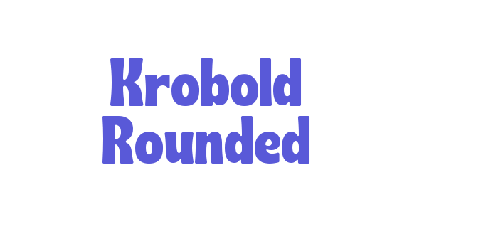 Krobold Rounded Font Download