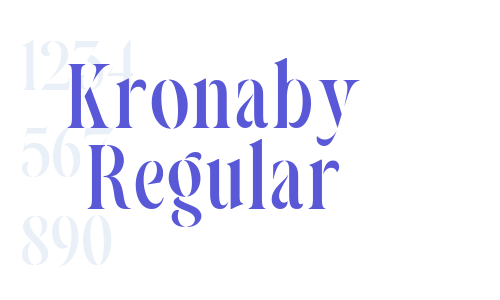 Kronaby Regular Font Download