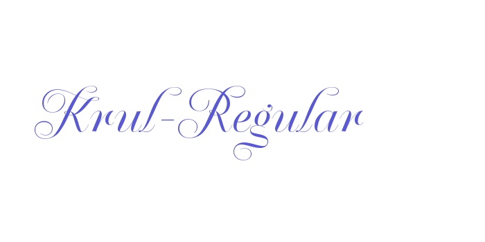 Krul-Regular Font Download