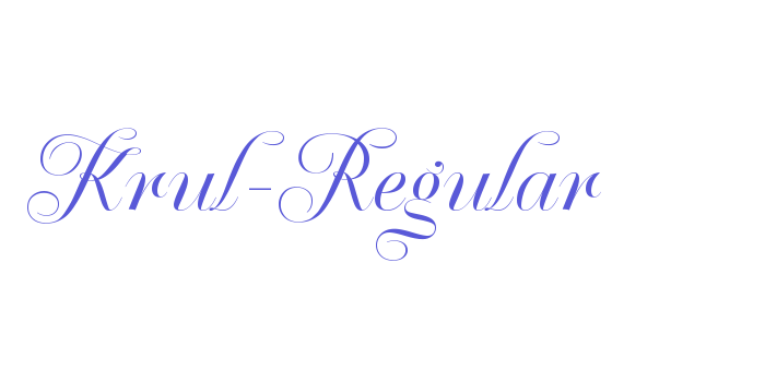 Krul-Regular Font